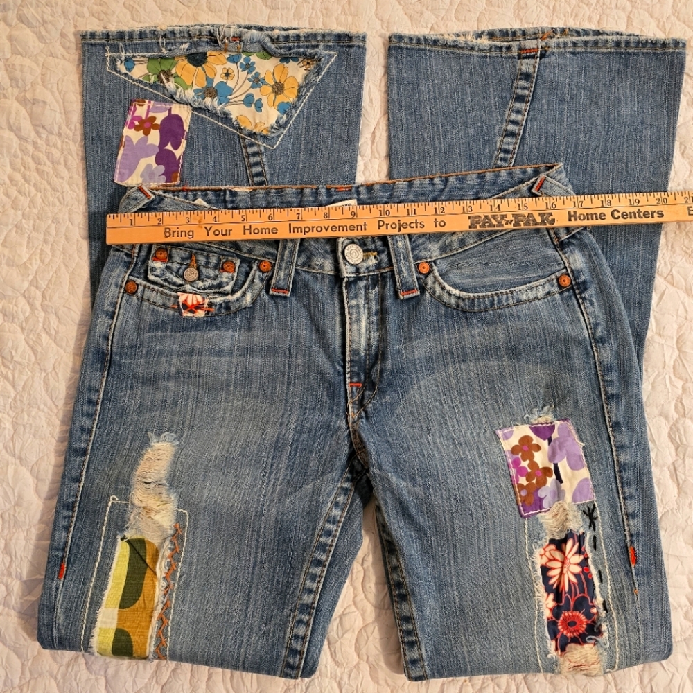 Y2K $375 GUARANTEED AUTH TRUE RELIGION WOODSTOCK JOEYS 32